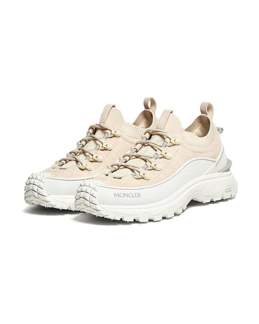 Moncler White Sneakers for men