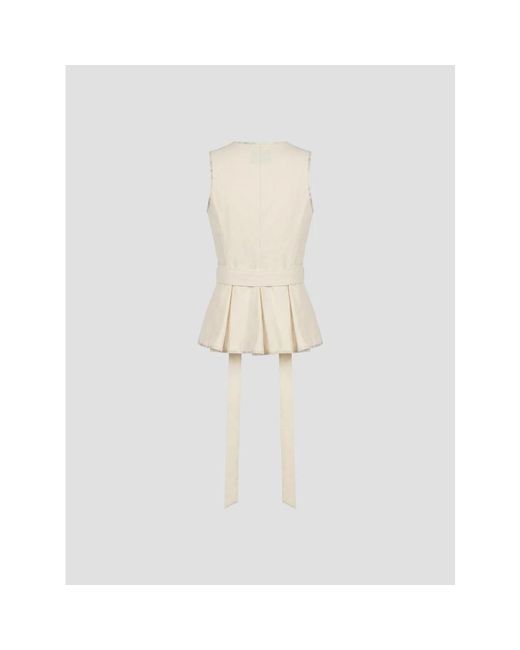 Vivienne Westwood White Sleeveless Tops