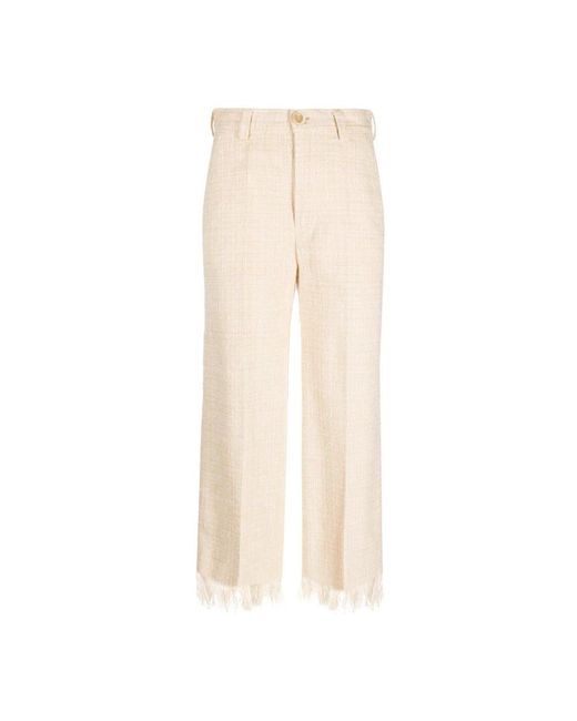 Rodebjer Natural Straight Trousers