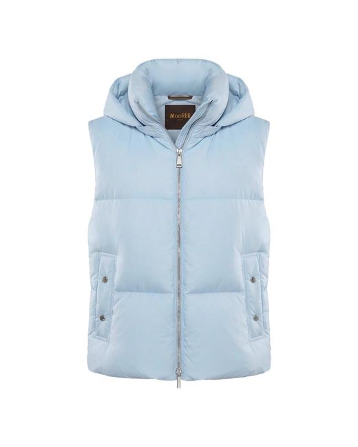 Vests Moorer en coloris Blue