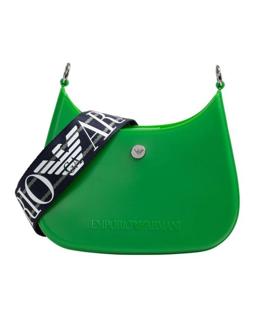 Emporio Armani Green Shoulder Bags
