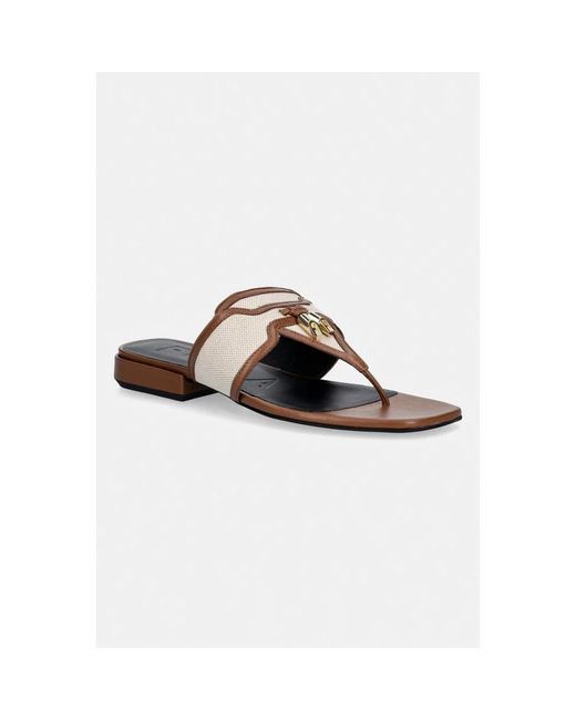 Furla Brown Summer Thong