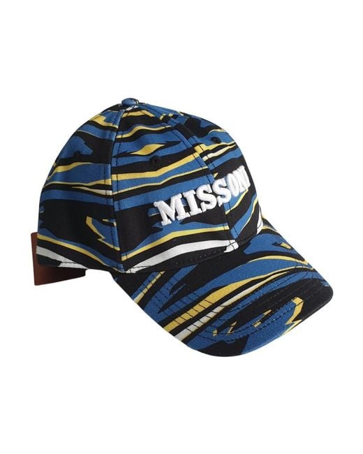 Caps Missoni en coloris Blue