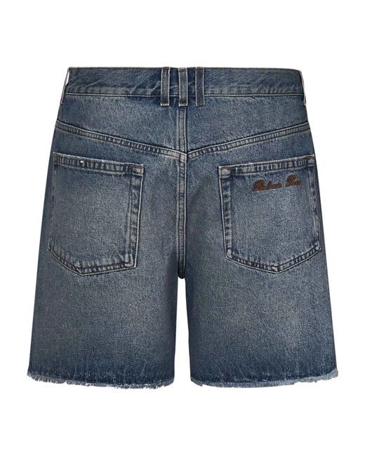 Balmain Blue Denim Shorts for men