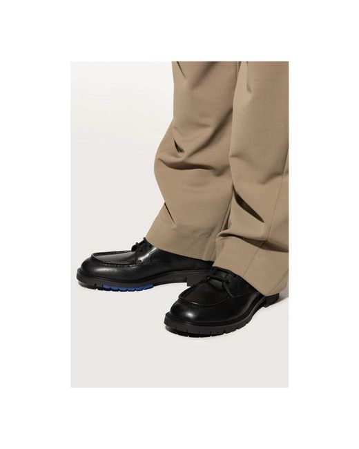 Burberry Black Lace-Up Boots for men