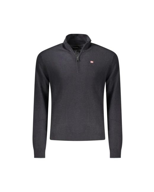 Napapijri Blue Turtlenecks for men