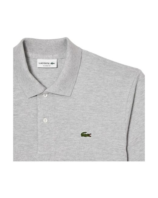 Lacoste Tops ,Grijs ,Grijze Polo in het Gray voor heren