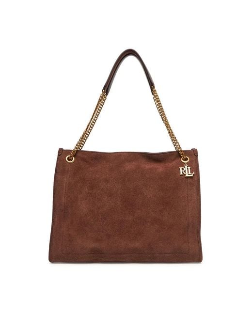 Ralph Lauren Brown Shoulder Bags