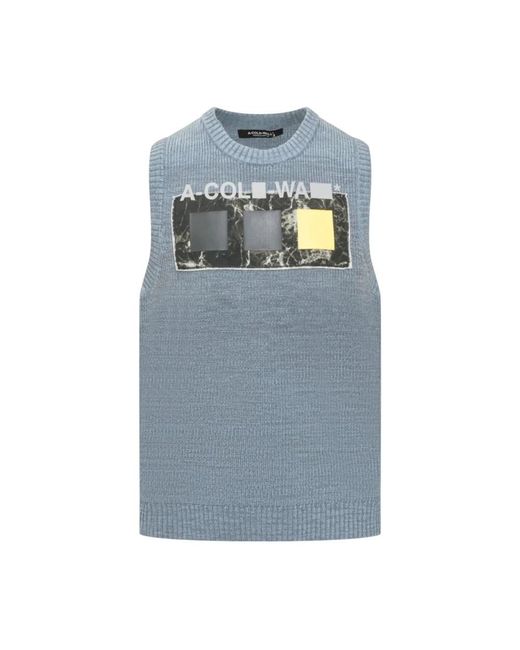 Round-Neck Knitwear di A_COLD_WALL* in Blue da Uomo