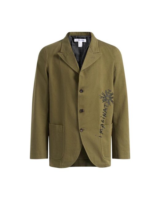 Comme des Garçons Green Blazers for men
