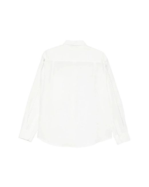 Shirts Tela de color White