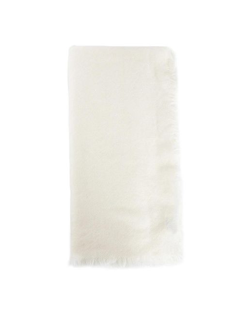 Destin White Winter Scarves for men
