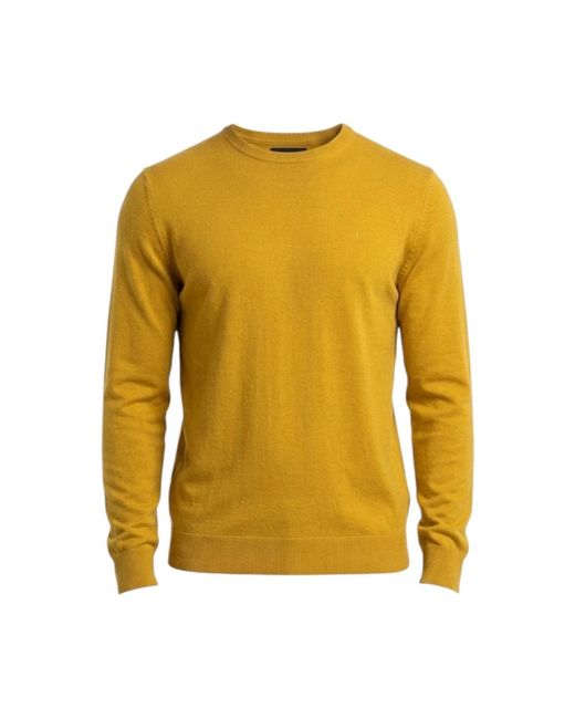 Calvin Klein Yellow Round-Neck Knitwear for men