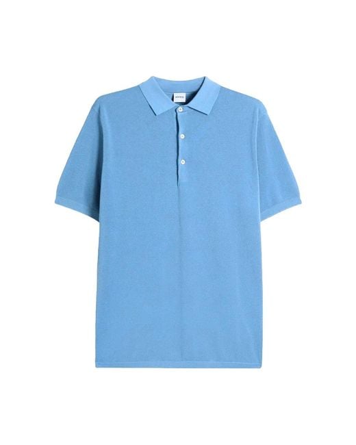Aspesi Blue Polo Shirts for men