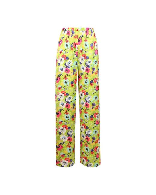 MSGM Wijde Broeken in het Yellow