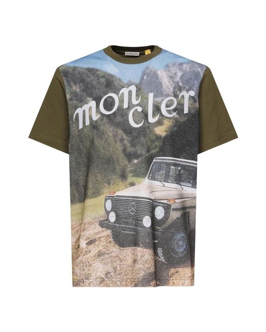 Moncler Gray T-Shirts for men