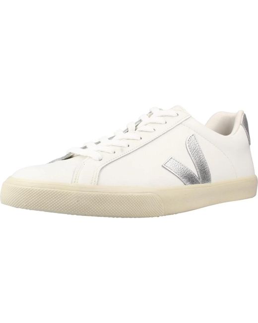 Veja Esplar Logo in White für Herren