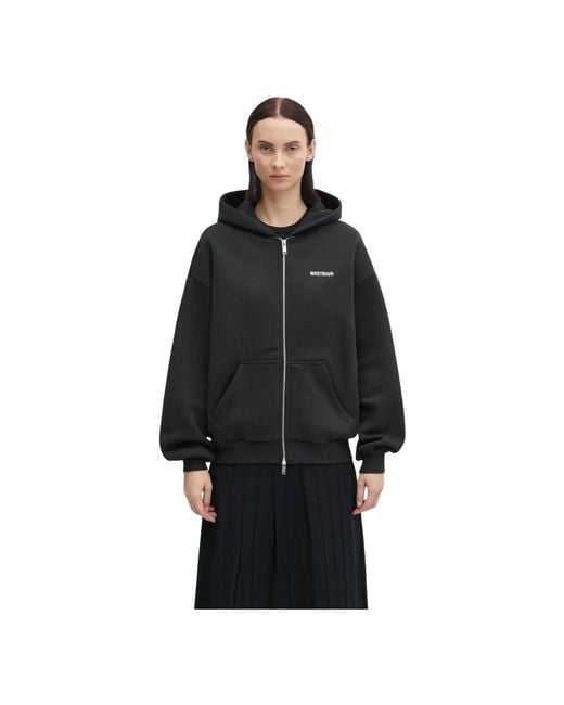 WRSTBHVR Black Diago Hoodie