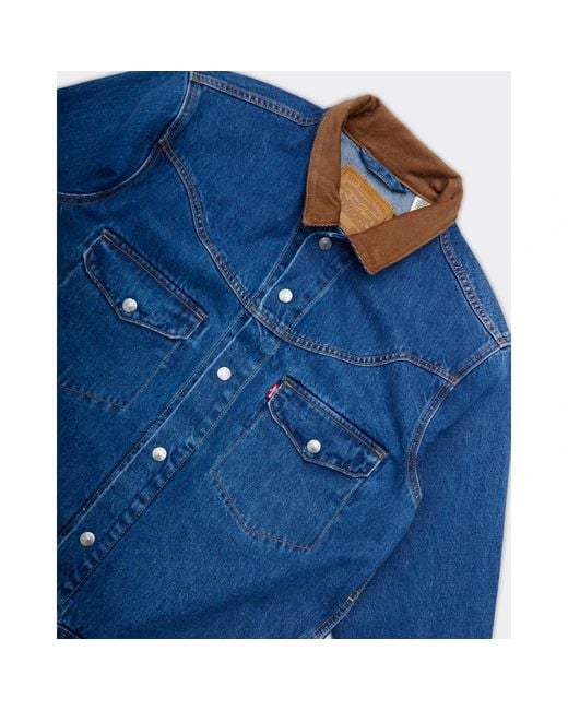 Levi's Blue Denim Jackets for men