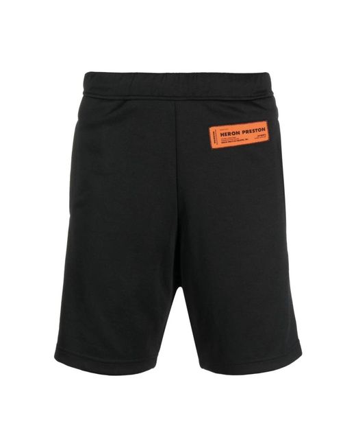 Heron Preston Black Casual Shorts for men