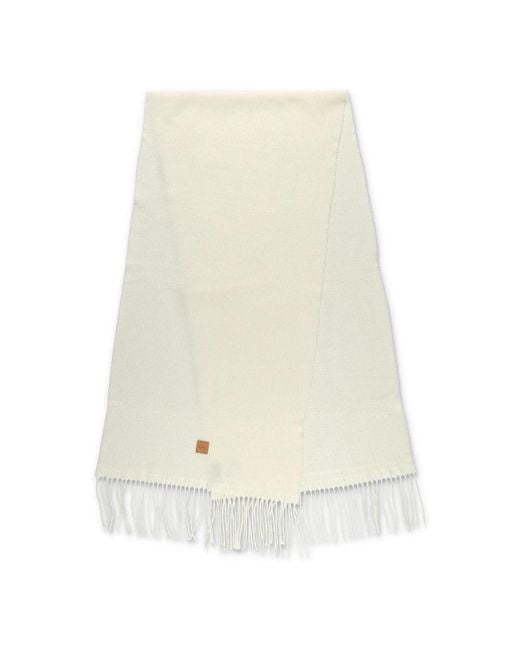A.P.C. White Winter Scarves for men