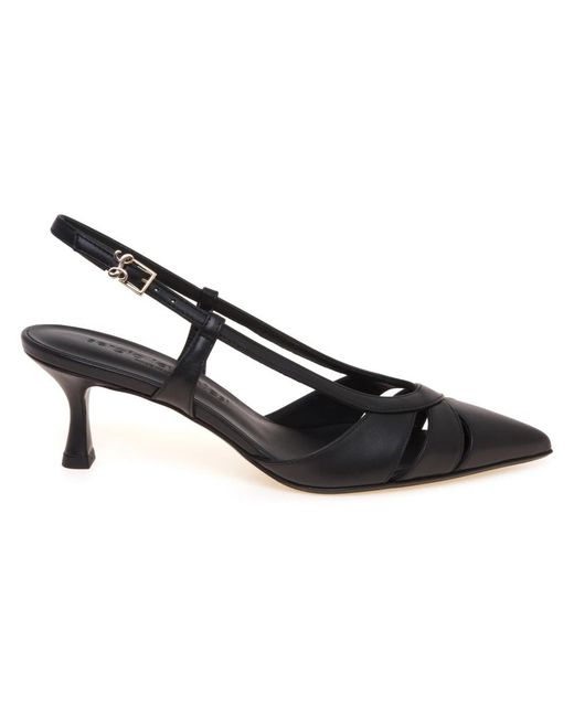 Sergio Levantesi Black Edda6 Sling-Back
