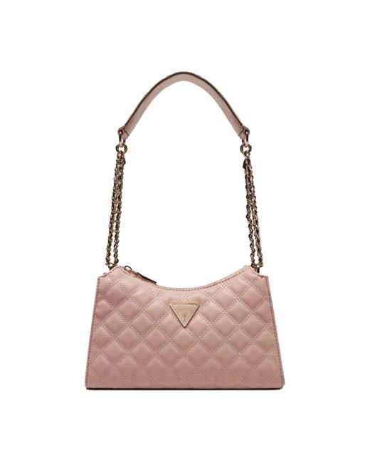 Guess Pink Gepolsterte Schultertasche