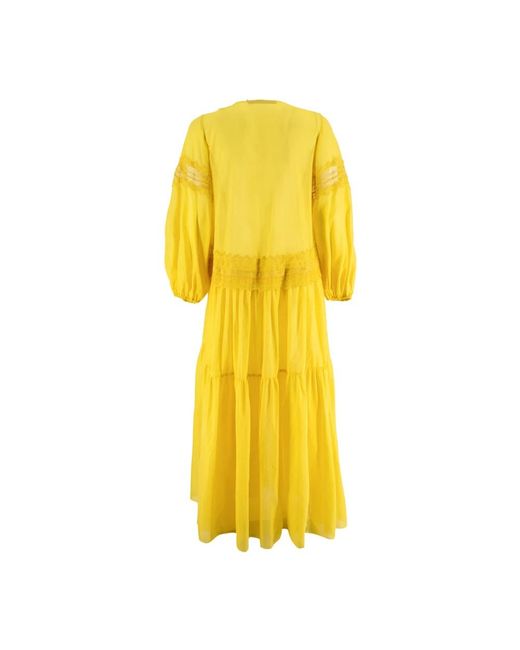 Midi Dresses di Ermanno Scervino in Yellow