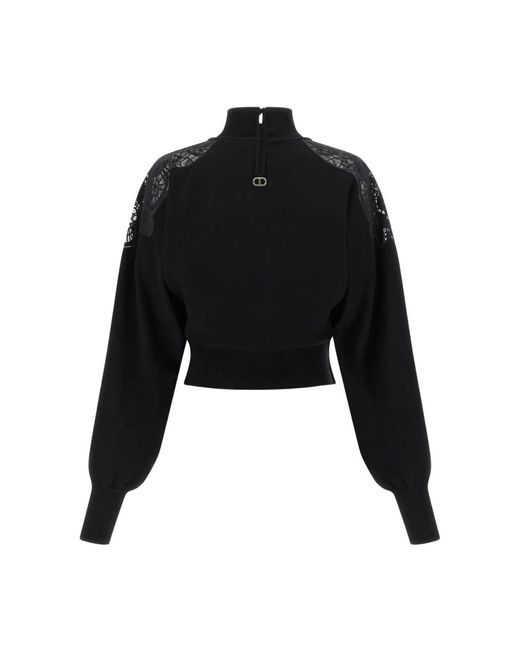 Twinset Black Turtlenecks