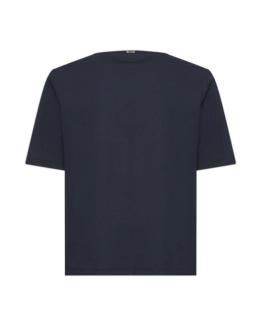 T-Shirts Herno de color Blue