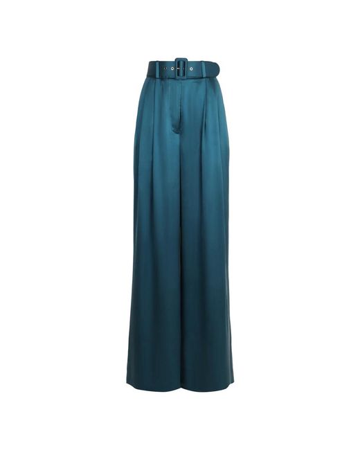 Wide Trousers di Zimmermann in Blue