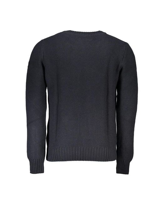 North Sails Blue Round-Neck Knitwear for men