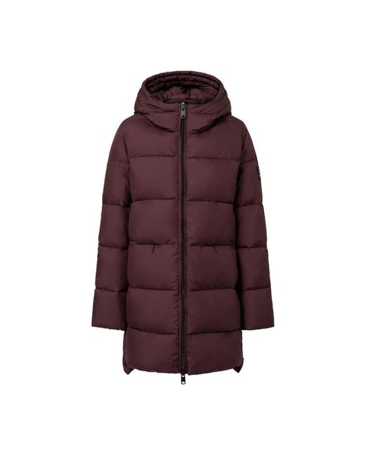 Ecoalf Purple Burgunder steppjacke