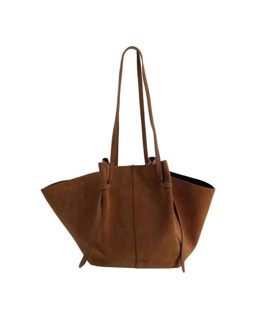 Yuzefi Brown Shopping Bags