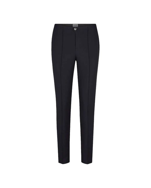 Sand Blue Slim-Fit Trousers