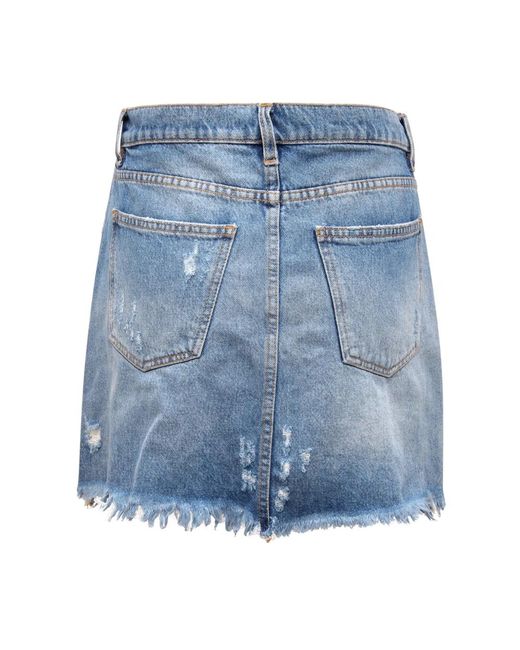 Pinko Blue Denim Skirts