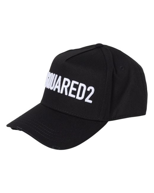 DSquared² Black Hats & Caps for men