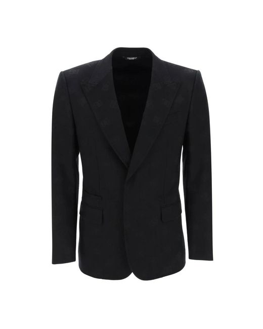 Dolce & Gabbana Black Blazers for men