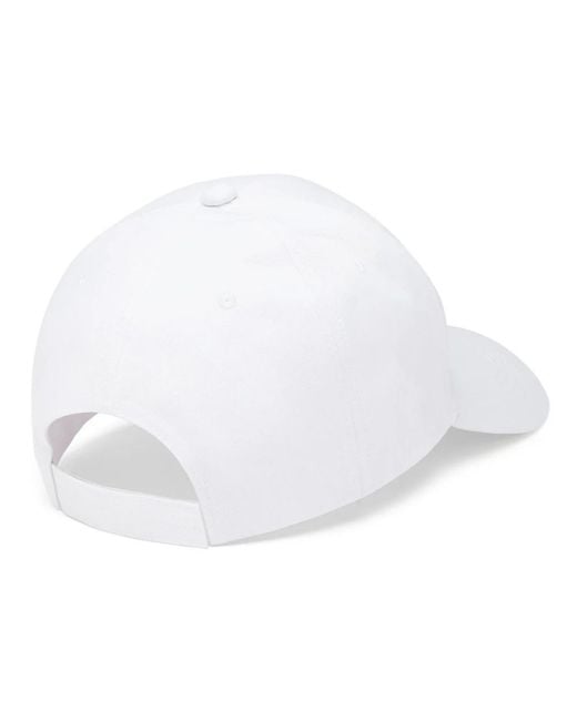 Philipp Plein White Plaque Baseball Cap