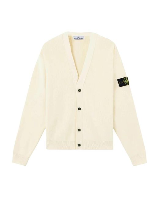 Cardigans Stone Island pour homme en coloris Natural