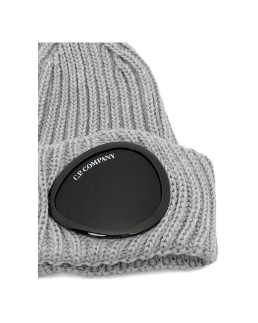 C P Company Gray Beanies for men