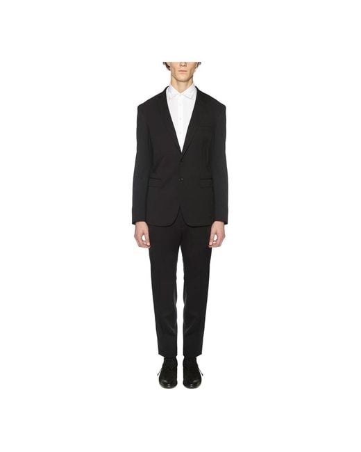 Single Breasted Suits Tonello de hombre de color Black