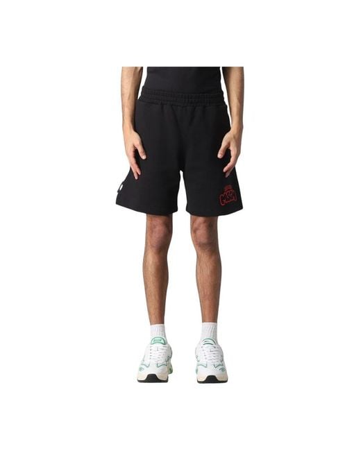 MSGM Black Casual Shorts for men