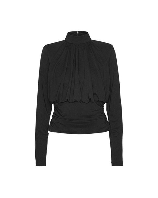 Long Sleeve Tops ROTATE BIRGER CHRISTENSEN en coloris Black
