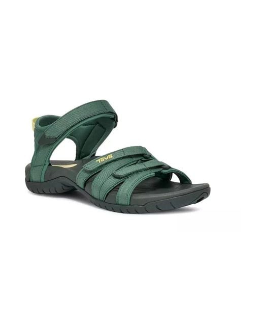 Teva Green Grüne Damensandale Zum Wandern/Wandern