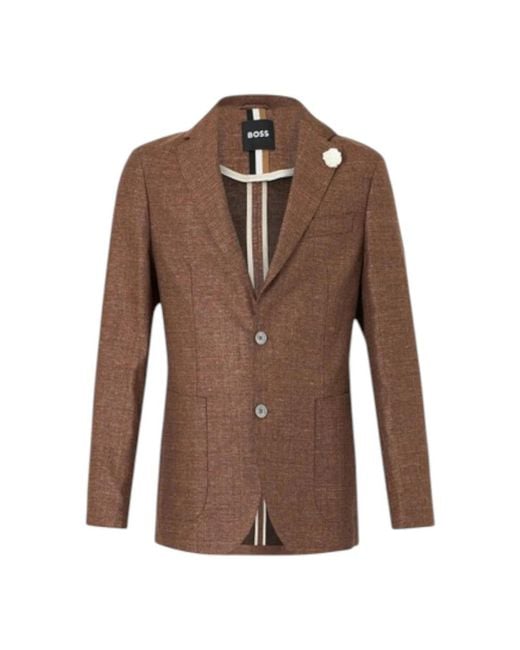 Blazers HUGO pour homme en coloris Brown