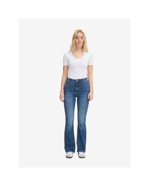 Ichi Blue Flare Jeans