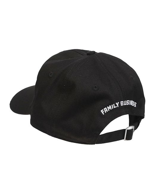 DSquared² Accessoires ,Zwart ,Katoen Baseball Cap in het Black voor heren