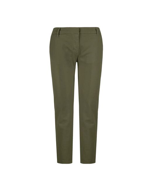 Bomboogie Green Slim-Fit Trousers
