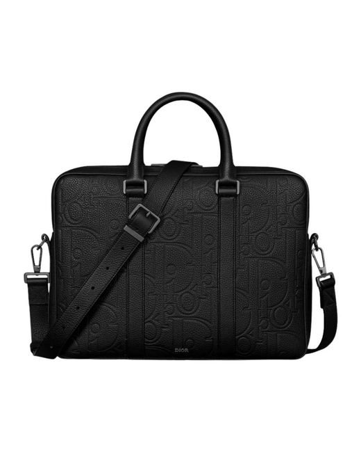 Dior Zipped Document Holder in Black für Herren